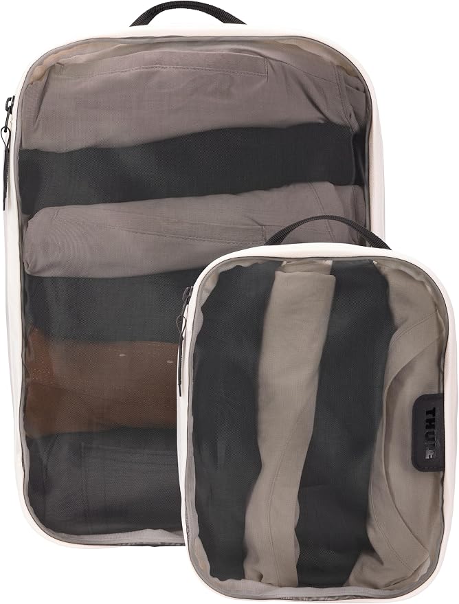 Thule Packing Cube Set, Includes Medium & Small Cubes, Transparent Fabric, Organize Clothing, Easy to Pack - Image 2