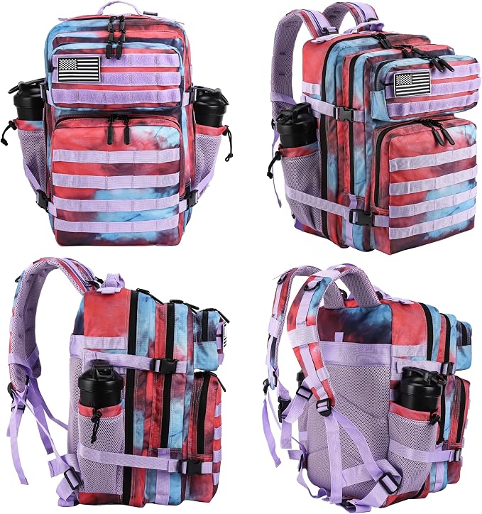 LHI Military Tactical Backpack for Men and Women 45L Army 3 Days Assault Pack Bag Large Rucksack with Molle System - Image 3