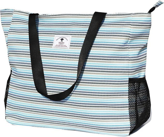 ESVAN LARGE BEACH BAG Water Resistant Lightweight 20 inch Women Oversize Tote Bag for Gym Beach Travel Pool Yoga Nurse by ESVAN