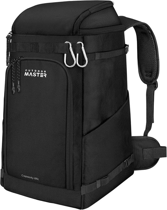 OutdoorMaster Ski Boot Bag, Snowboard Boots Travel Backpack for Helmet, Ski Shoes, Goggles, Gloves and Accessories, Waterproof Exterior & Bottom by OutdoorMaster