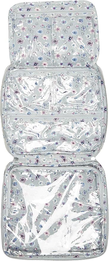 Vera Bradley Women's Performance Twill Zip Hanging Travel Organizer, Park Stripe, One Size - Image 5
