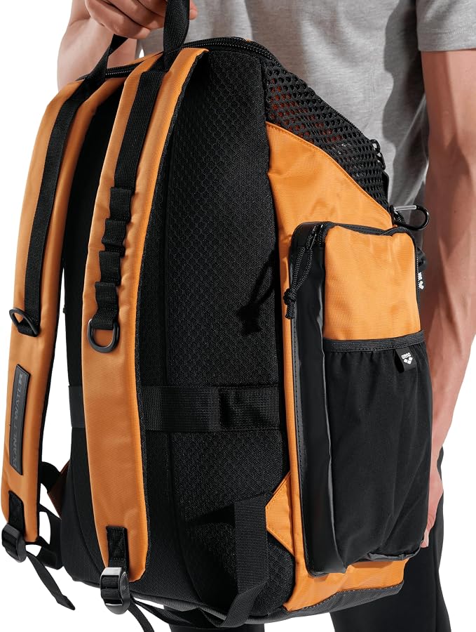ARENA One Go Swim Backpack Travel Large Size Athletes Sports Equipment Bag 45 Liters - Image 9