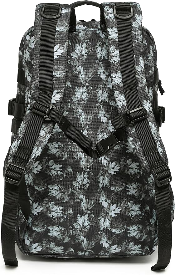 Wotony Tactical Backpack - Military waterproof backpack with multiple pockets and tactical gear for the outdoors (Gray Maple Leaf, 25L) - Image 3