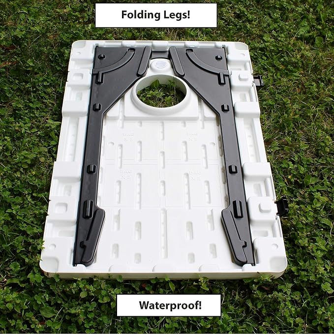 Driveway Games All Weather Corntoss Bean Bag Cornhole Yard Game Set for Indoor and Outdoor Use with 2 Target Boards and 8 Bean Bags - Image 8