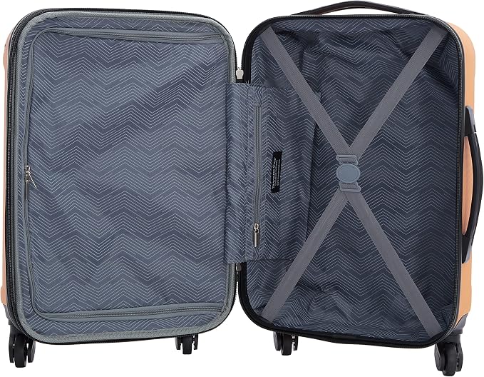 Travelers Club Midtown Hardside 4-Piece Luggage Travel Set, Butterscotch - Image 5