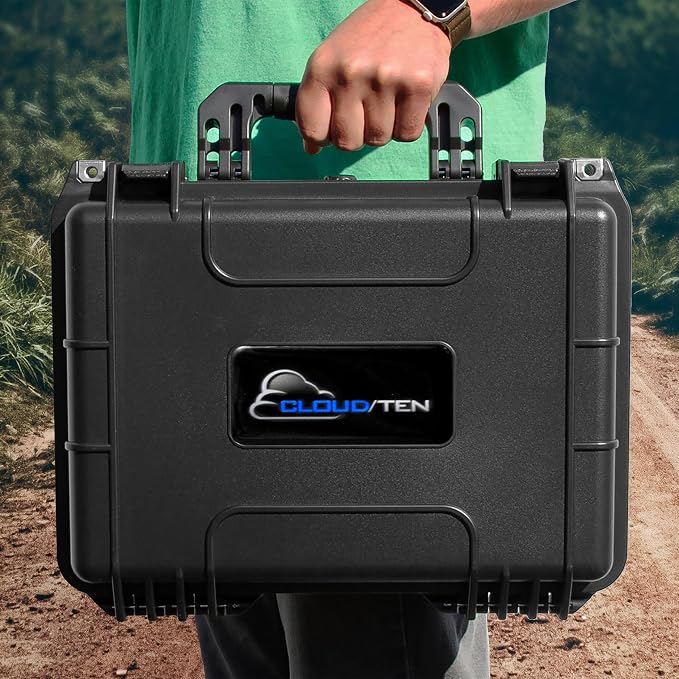 CLOUD/TEN 16 Inch Airtight Carry Case with Impact Absorbing Protective Customizable Foam - Image 8