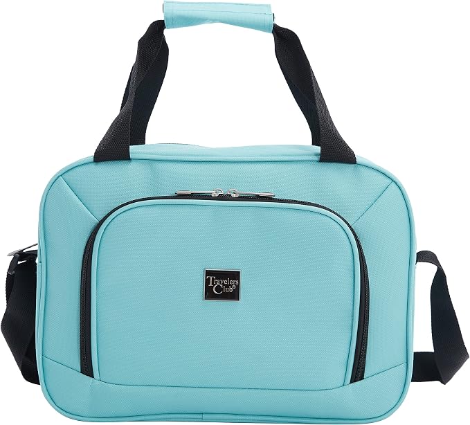 Travelers Club Midtown Hardside 4-Piece Luggage Travel Set, Emerald - Image 7