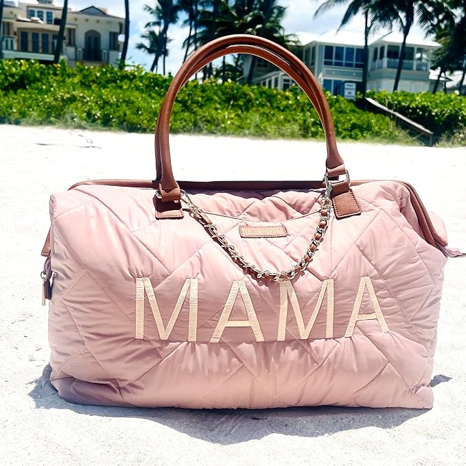 Mama Hospital Diaper Bag Tote for Labor and Delivery Essentials Mommy Bag for Baby and Travel Large - Image 3