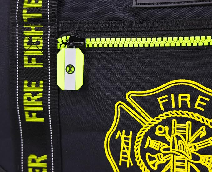 Lightning X Products Fireman Premium 3XL Firefighter Rescue Step-In Turnout Fire Gear Bag With Shoulder Strap & Helmet Pocket (Black) - Image 5
