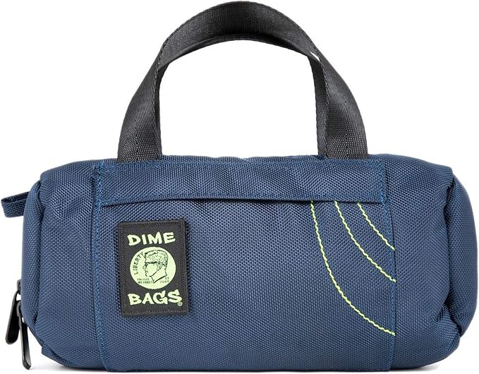 Dime Bags Padded Duffle Tube, Water-Resistant Nylon Gear Bag with Heavy Padding for Glass, Electronics, Travel & Storage, With Exterior/Interior Pockets & Durable Handles (Cobalt, 10 Inch) by DIMEBAGS