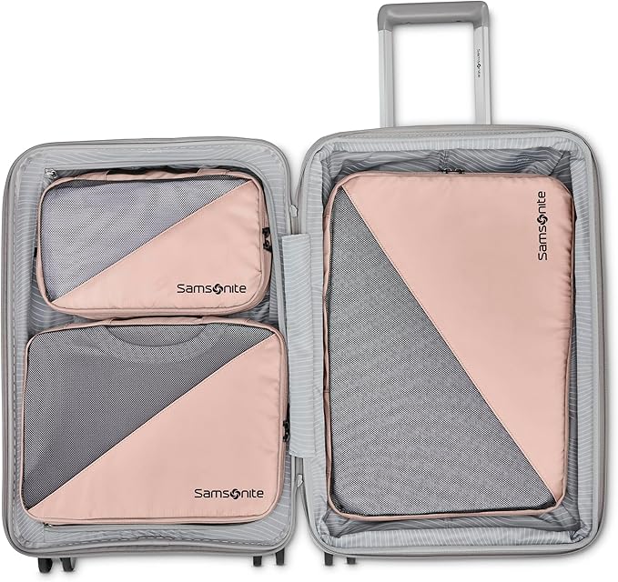 Samsonite 3-Piece Compression Packing Cube Set, Dusty Rose - Image 3