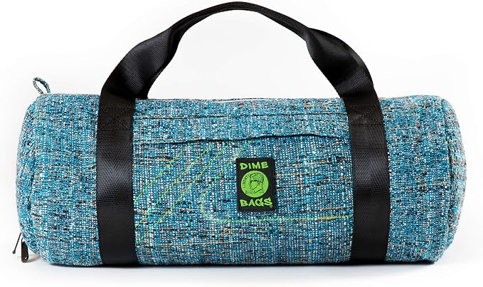 Dime Bags Padded Duffle Tube, Hemp Gear Bag with Heavy Padding for Glass, Electronics, Travel & Storage, With Exterior/Interior Pockets & Durable Handles (Glass, 17 Inch) by DIMEBAGS