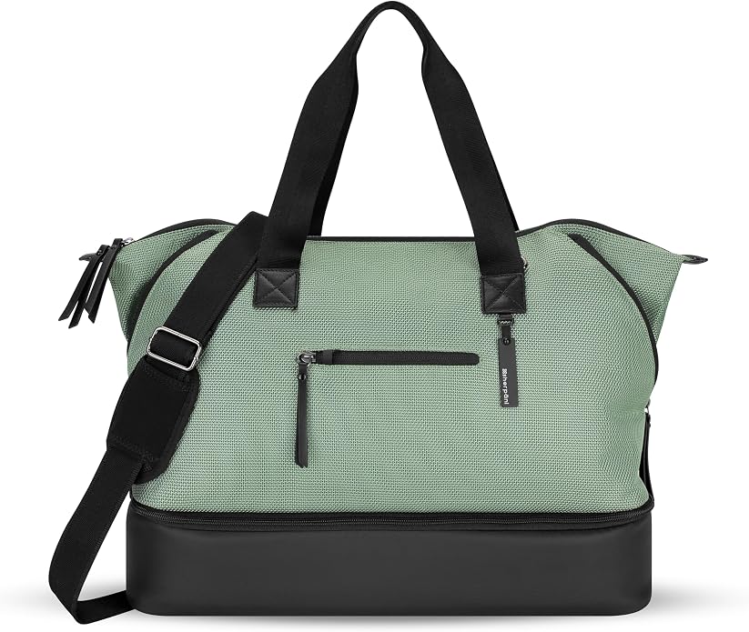 Sherpani Boston, Anti Theft Weekender Bags, Travel Duffel Bag, Carry On Tote Bag with Removable Shoe Bottom Compartment by SHERPANI