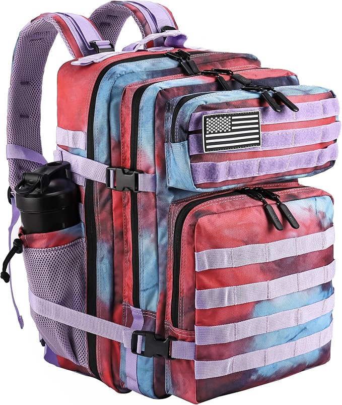 LHI Military Tactical Backpack for Men and Women 45L Army 3 Days Assault Pack Bag Large Rucksack with Molle System by LHI