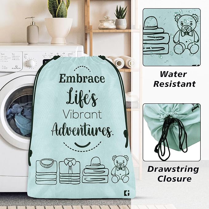 Kuber Industries Pack of 6 Cloth Storage Bag | Non-Woven Storage Organizer | Travel Cloth Carrying Bag | Garments Cover for Laundry | Travel Storage Organizer for Clothing | Large | Grey - Image 5