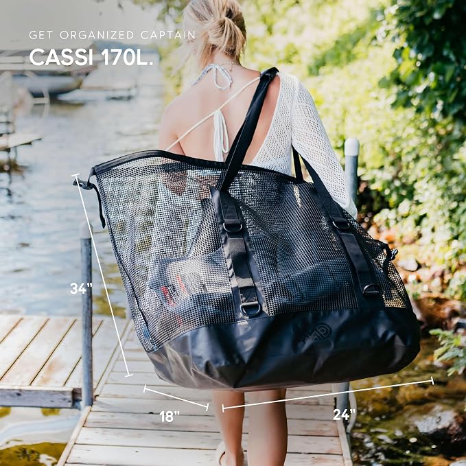 MISSION Boat Gear CASSI Heavy-Duty Outdoor Tote and Waterproof Marine-Grade Mesh Boat Bags - Image 5