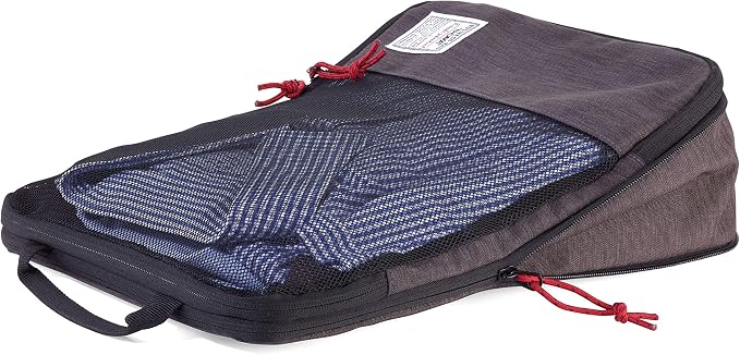 TROIKA BUSINESS PACKING CUBES - BBG56/GY - Travel Compression Bag Set - Packing Cube Set - 3 packing bags with compression zipper (space saving packing of clothes in suitcase & backpack) - Image 5