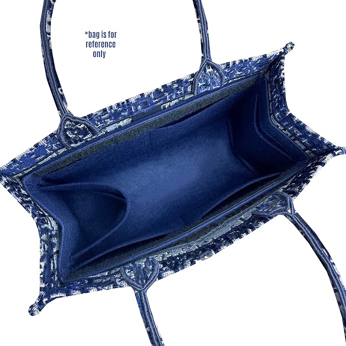 Divitize Premium Purse Organizer compatible with Book Mini/S/M/L Tote Bag Organizer — Perfect Fit, Durable Quality Felt, Full Coverage & No Bulky Effect, 24+ Shades (Mint, For Small Book Tote) - Image 8
