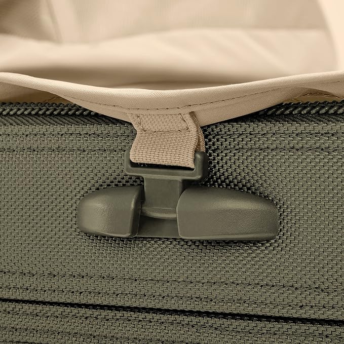 Briggs & Riley Essential 22" 2-Wheel Expandable Carry On - Luggage for Travel, Suitcases with Wheels, Softside Rolling Bag for Men & Women, Self-Repairing Zipper - Baseline Collection, Olive - Image 8