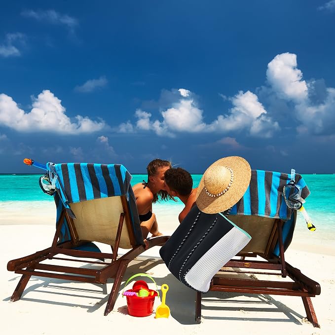 QOGiR Neoprene Multipurpose Beach Bag Tote with Inner Zipper Pocket … … … … - Image 7