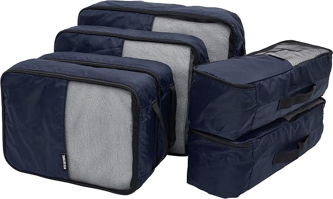 Travelers Club 14 Piece Riddock Luggage and Travel Accessories Set, Navy Blue - Image 7