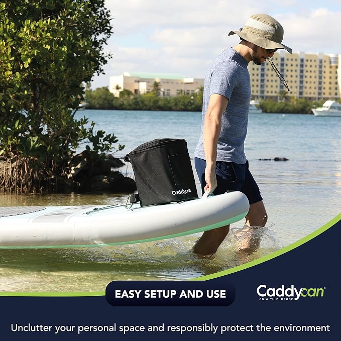 Portable Trash Can for Boating | Tough and Durable Storage Bag for Use with Kayaking, Camping, Hiking, Beach, Fishing | Collapsible, Multi-Purpose - Image 8