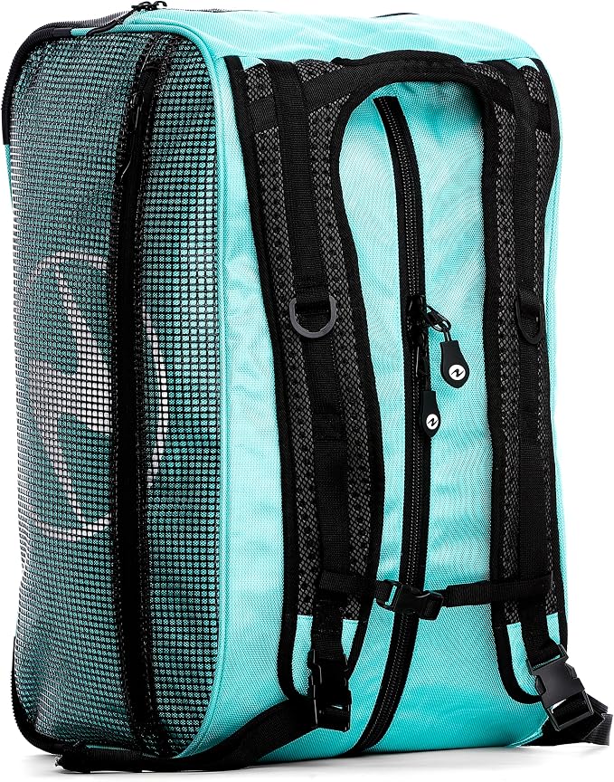 Aqualung Explorer II Duffel Travel-Ready Gear Bag | Durable Heavy-Duty Convertible Backpack w/Corrosion-Resistant Zippers & Protective Internal Padding by AquaLung