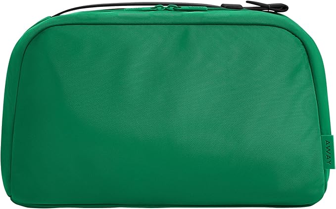Away Amazon Exclusive Large Toiletry Bag - Water-Repellent Travel Toiletry Bag with Clamshell Opening, Interior Compartments, Exterior Zip Pocket - Palm Green by Unknown