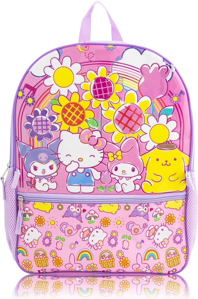 Fast Forward Sanrio Hello Kitty and Friends Backpack Set for Girls | Hello Kitty Bookbag with Insulated Lunch Bag, Headphones, and Dangle | School Bag for Kids and Toddlers | Ages 3+ - Image 4