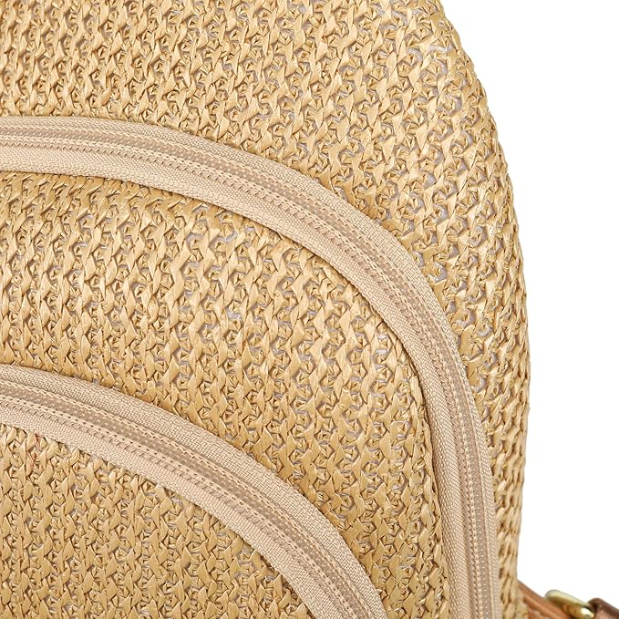 INICAT Straw Crossbody Bags Beach Gifts Small Sling Bag Summer Vacation Essentials Hawaiian Accessories Rattan Purses Women