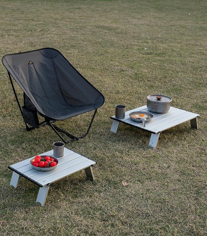 iClimb Ultralight Compact Mini Beach Picnic Folding Table with Carry Bag - Image 2
