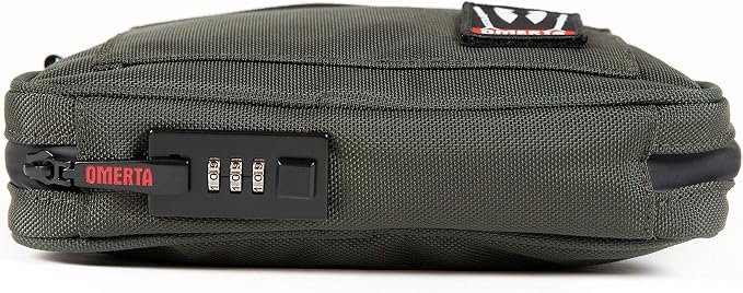 DIME BAGS Lockable Odor Sealing Padded Pouch, 3-Digit Combo Lock & Hidden Storage Pocket, Carbon Lined Scent Protection Boss - Image 4