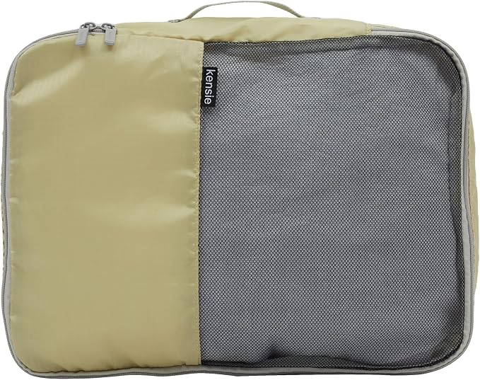 kensie Women's Hillsboro Luggage & Travel Bags Set, Dried Moss, 4 Piece Set - Image 9