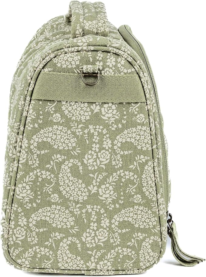 JuJuBe Insulated Bottle Bag, Breastmilk Cooler Bag Fits 3 Baby Bottles, Storage Tote for Nursing Mom, Daycare & Travel, Lunch Bag w/Handle & Shoulder Strap (Paisley Floral) - Image 2