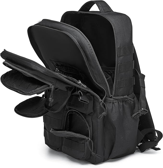 Wotony Tactical Backpack - Military waterproof backpack with multiple pockets and tactical gear for the outdoors (Gray Maple Leaf, 35L) - Image 6
