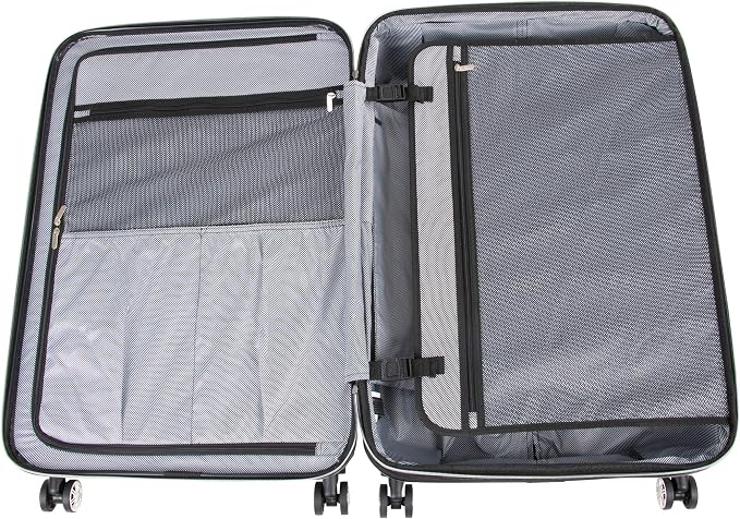 Kenneth Cole REACTION Diamond Tower Collection Lightweight Hardside Expandable 8-Wheel Spinner Travel Luggage, Rose Gold, 28-Inch Checked - Image 2