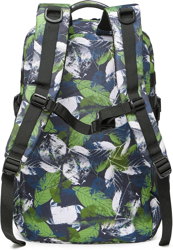 Wotony Tactical Backpack - Military waterproof backpack with multiple pockets and tactical gear for the outdoors (Green Leaf, 30L) - Image 3