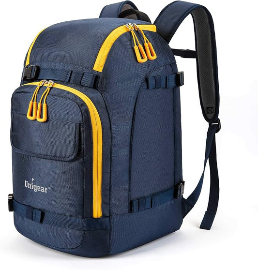 Unigear Ski Boot Bag Backpack for Helmet 50L/70L, Goggles, Gloves, Skis, Snowboard & Accessories by Unigear