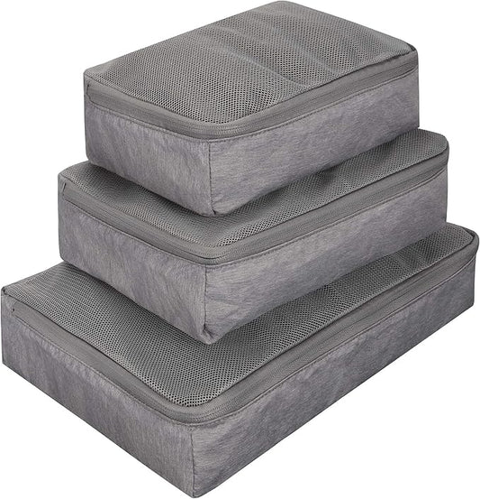 Travelon World Travel Essentials Set of 3 Soft Packing Cubes by Travelon