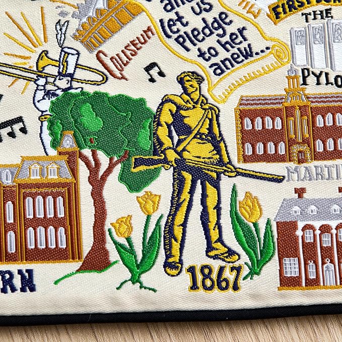 catstudio West Virginia University Collegiate Zipper Pouch Purse | Holds Your Phone, Coins, Makeup, Dog Treats, & Tech Tools - Image 6
