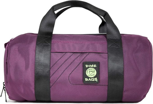 Dime Bags Padded Duffle Tube, Water-Resistant Nylon Gear Bag with Heavy Padding for Glass, Electronics, Travel & Storage, With Exterior/Interior Pockets & Durable Handles (Plum, 15 Inch) by DIMEBAGS