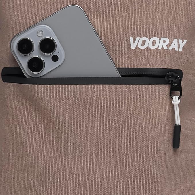 VOORAY 23L Flex Cinch Drawstring Backpack, Neutral Color Block – Lightweight Travel Bag, Sports Gym Backpack for Women & Men, Weekender Bag - Image 5