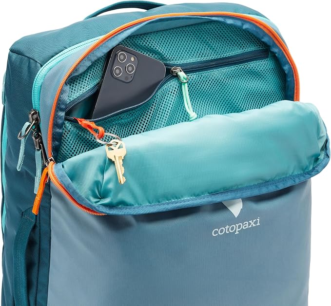 Cotopaxi Allpa 42L Travel Pack, Blue Spruce and Abyss - Image 4