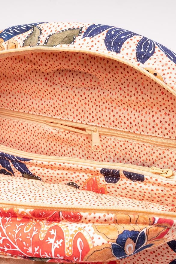 Maison d' Hermine Backpack for Women Men Cotton Shoulder Multipurpose Rucksack with Small Pouch Lightweight Multi Pocket Bag for Travel Work Beach Perfect for Spring Summer (Kalahari) - Image 8