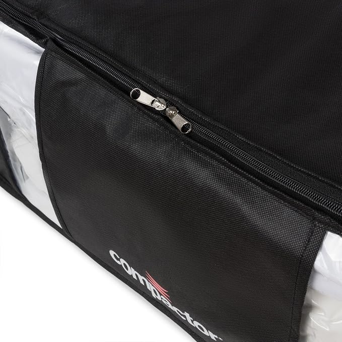 Compactor - Set of Black XXL Vacuum Bags with 3 Large Chests Storage Cabinet, Dressing Room, Moving Home, Compatible with Vacuum and Vacuum Pump, Compresses Duvets, Pillows and Clothes - Image 8