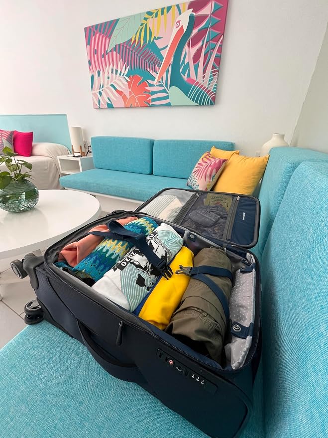 Ricardo Beverly Hills Avalon Softside Medium Check-In Luggage Made with Sustainable 100% Recycled PET (rPET), Lightweight, Eco-Friendly Travel, Expandable, Dual Spinner Wheels, Juniper Green, 28-inch - Image 9