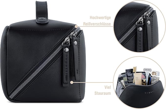 bugatti Almata Large Opening Travel Makeup Bag Toiletry Bag for Women - Image 3