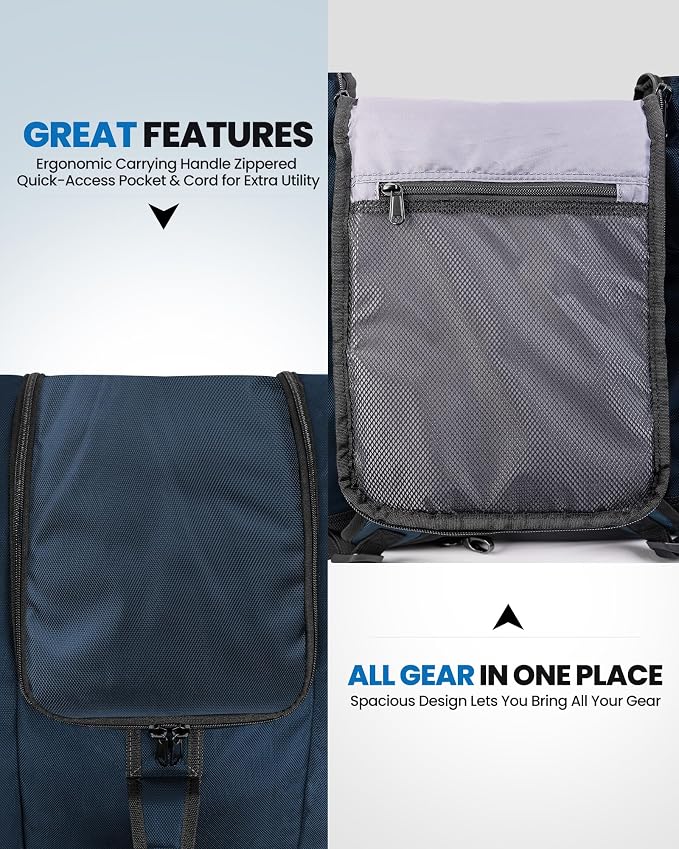 OutdoorMaster Boot Bag - Ski Boots and Snowboard Boots Bag, Excellent for Travel with Waterproof Exterior & Bottom - for Men, Women and Youth - Image 5