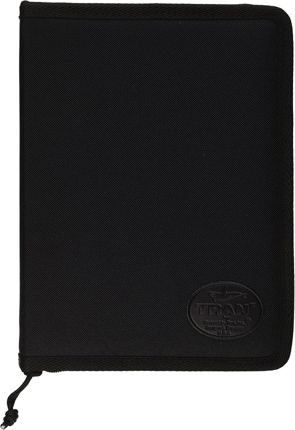 Tran Deluxe Pencil Case, Holds 72 Markers, Black by TRAN