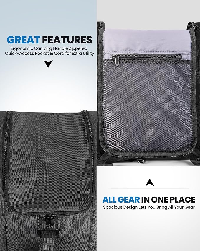 OutdoorMaster Boot Bag - Ski Boots and Snowboard Boots Bag, Excellent for Travel with Waterproof Exterior & Bottom - for Men, Women and Youth - Image 5